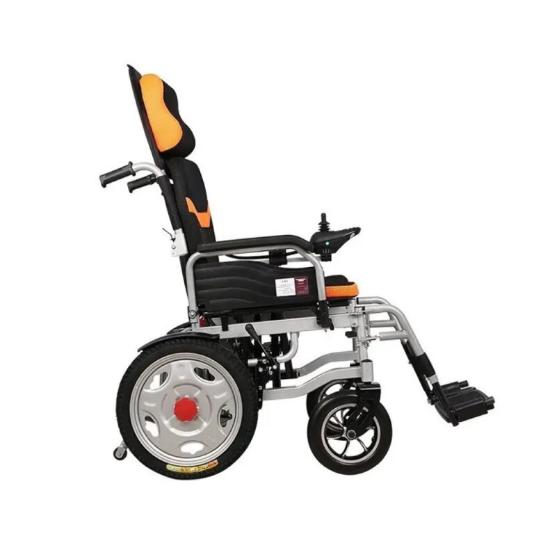 Інвалідний візок електричний MIRID D6036C складаний, з підголівником