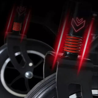 Інвалідна коляска електрична MIRID D-810 позашляхова, складана