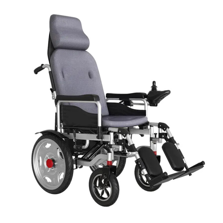 Інвалідний візок електричний MIRID D-812 складаний, з підголовником