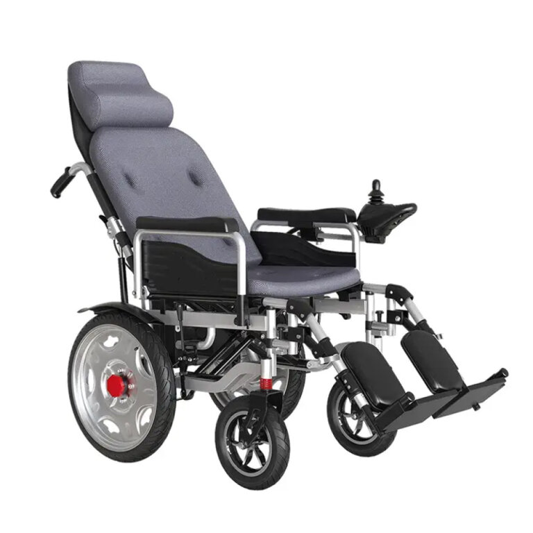 Інвалідний візок електричний MIRID D-812 складаний, з підголовником