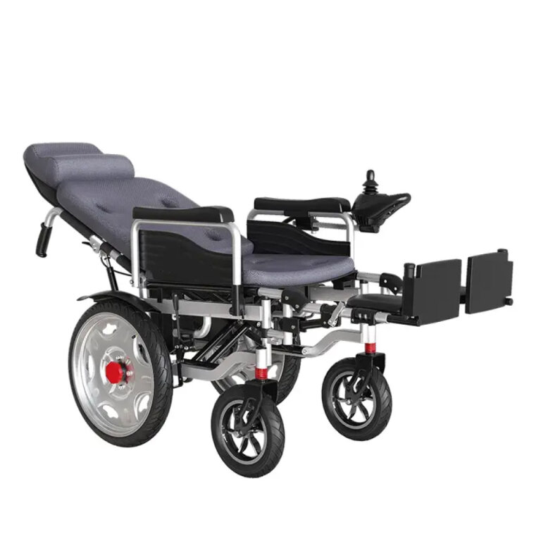 Інвалідний візок електричний MIRID D-812 складаний, з підголовником