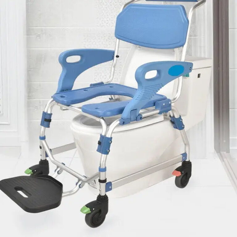 Стілець-туалет для інвалідів MIRID KDB-698А багатофункційний