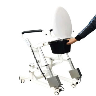 Кресло для туалета MIRID LWY002 с подставным судном, подъемник для инвалида