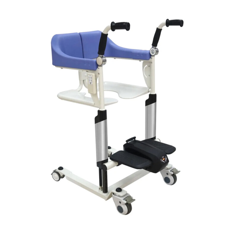 Транспортировочное кресло-коляска для инвалидов MIRID MKX-02B (с электродвигателем)