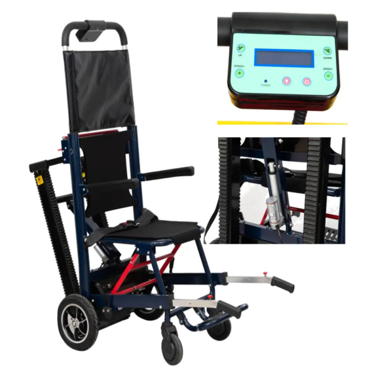 Лестничный подъемник для инвалидов MIRID SW04 с электроуправлением, углом наклона гусениц