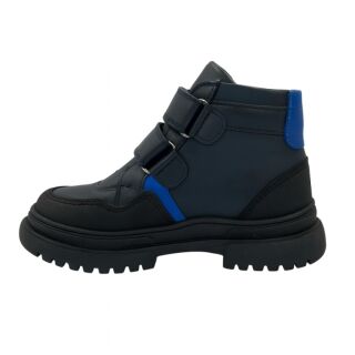 Дитячі Анатомічні черевики демісезонні Ortomedica 00-01-02 профілактичні, чорні