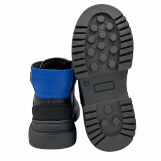 Дитячі Анатомічні черевики демісезонні Ortomedica 00-01-02 профілактичні, чорні