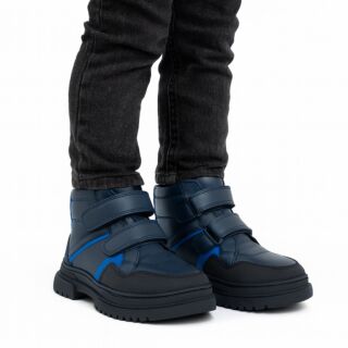 Дитячі Анатомічні черевики демісезонні Ortomedica 00-01-02 профілактичні, чорні