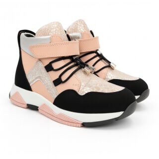 Дитячі Анатомічні зимові черевики Ortomedica GS-07 профілактичні, рожеві