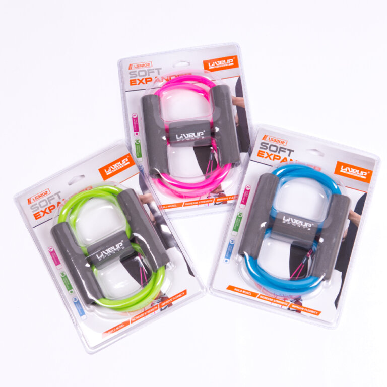 Еспандер-вісімка LiveUp SOFT EXPANDER зелений (9кг)