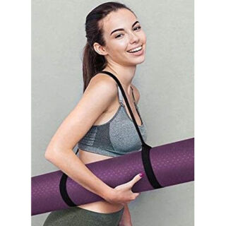 Ремешки для коврика LiveUp YOGA STRAP LS3810-1 черный (72 см)