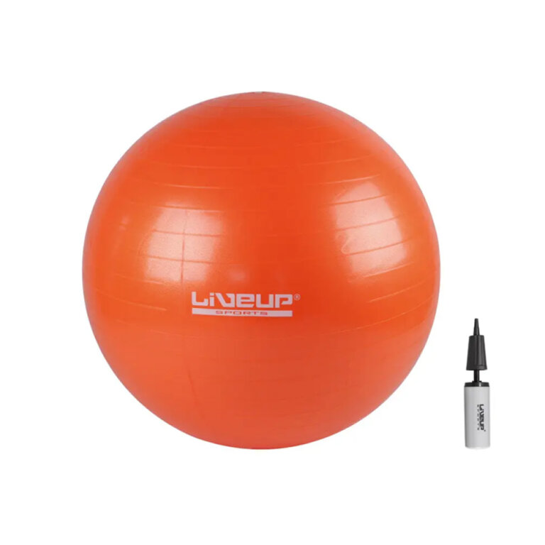 Фитбол LiveUp LS3221-55o оранжевый, 55 см