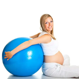 Фитбол LiveUp LS3221-65b голубой, 65 см