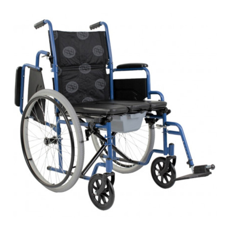 Інвалідна коляска складна OSD-MOD-BST-45 з санітарним оснащенням