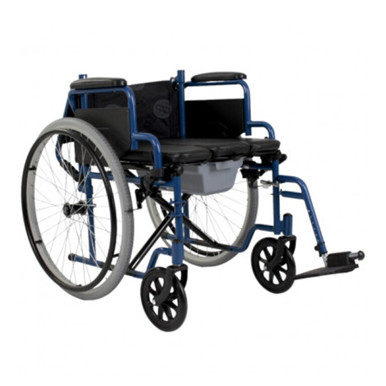 Інвалідна коляска складна OSD-MOD-BST-45 з санітарним оснащенням