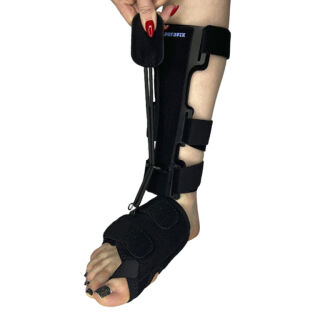 Ортез на гомілковостоп Aurafix 411U при падаючій стопі, паралічі малогомілкового нерва