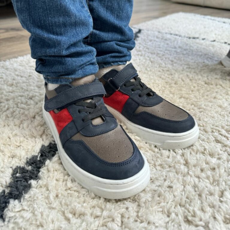 Детские Анатомические кроссовки ORTM 5 синие-красные