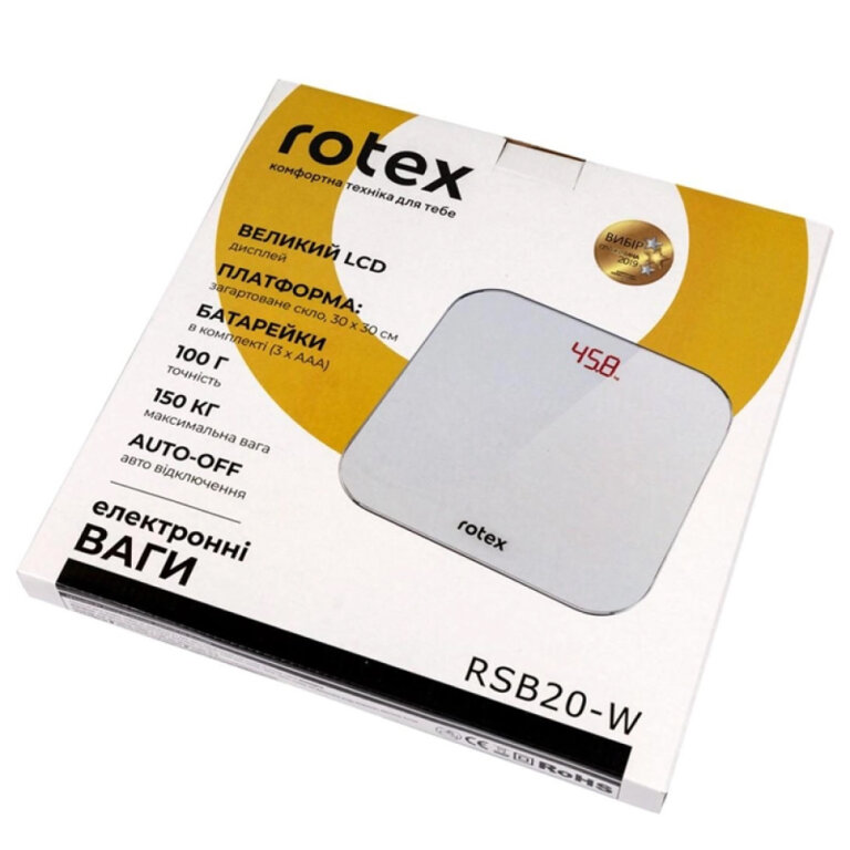 Ваги для підлоги Rotex RSB20-W