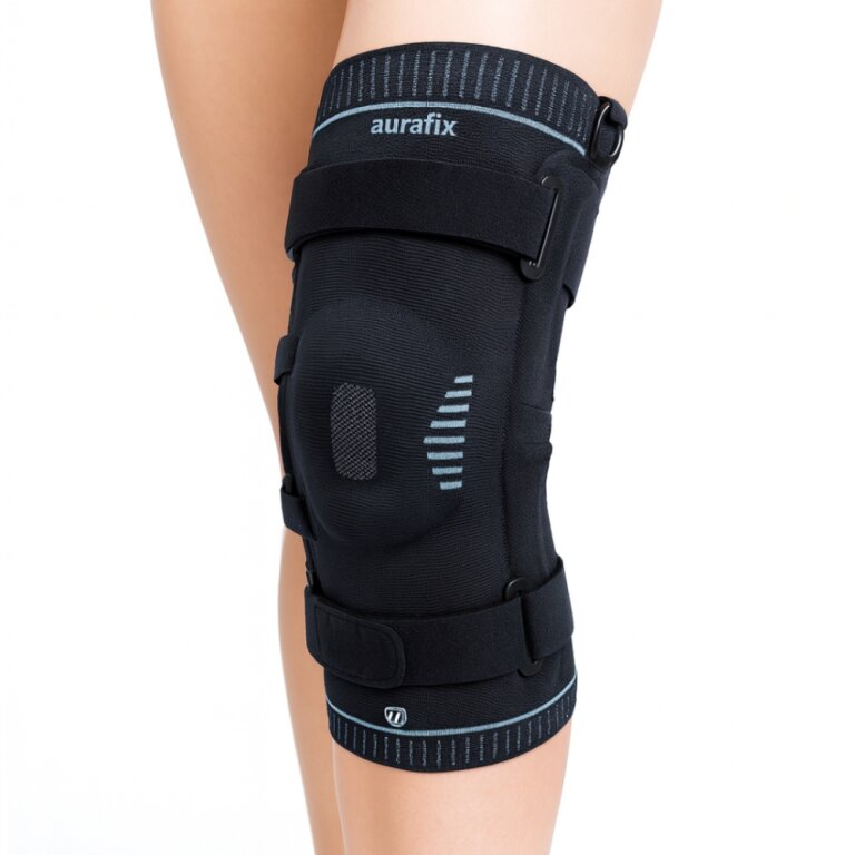 Бандаж на коліно Aurafix 115U при нестабільності надколінка