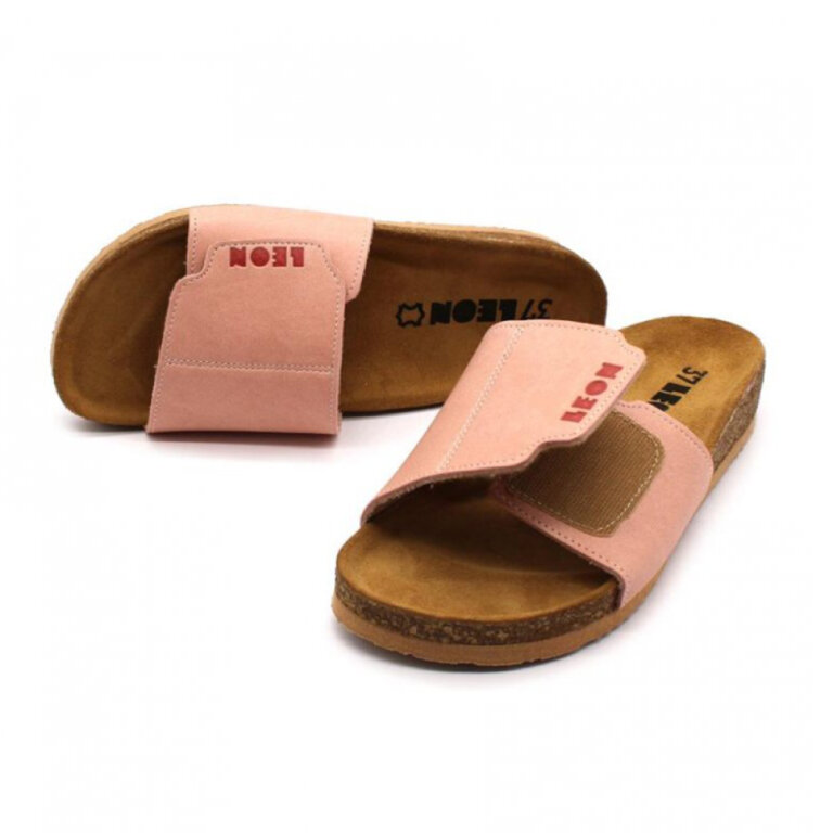 Шльопанці жіночі Leon 4022 рожеві