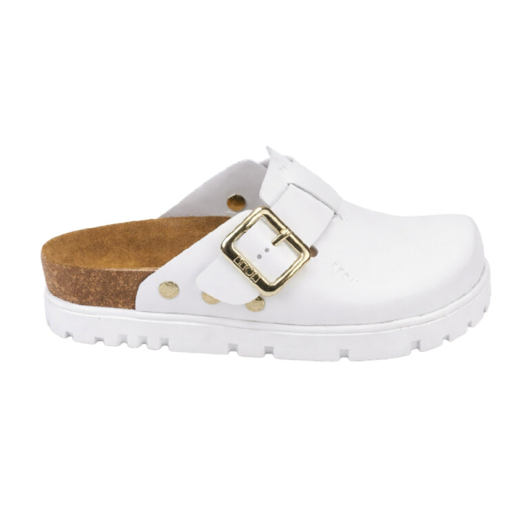 Анатомічні жіночі тапочки-сабо Leon 6000 білі