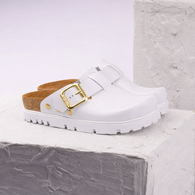 Анатомічні жіночі тапочки-сабо Leon 6000 білі