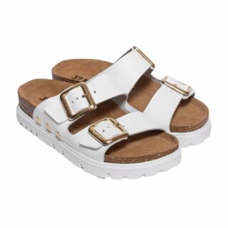 Анатомические женские тапочки Leon 6010 белые