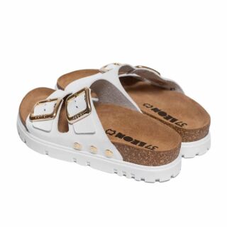 Анатомические женские тапочки Leon 6010 белые