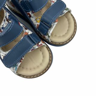 Дитячі Анатомічні босоніжки Ortomedica 2806 принт цифри