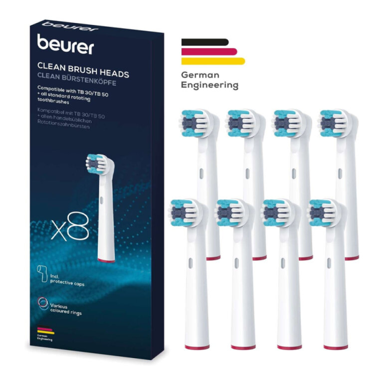 Насадка для зубной щетки Beurer TB 30/50 Clean, 8 шт