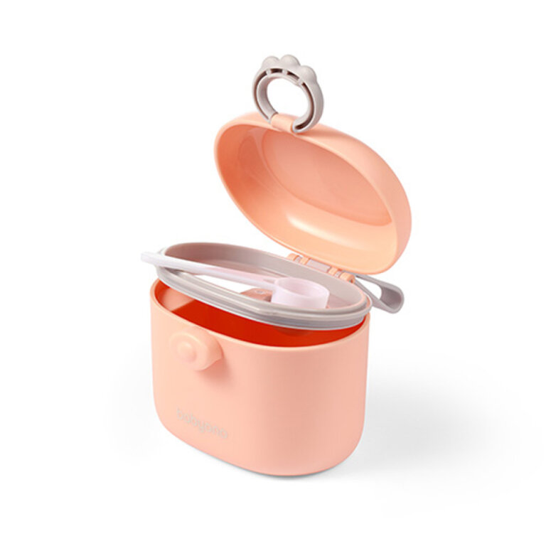 Портативный контейнер для сухой смеси BabyOno 1544 с герметичной крышкой и ложечкой (240 мл)