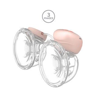 Молокоотсос аккумуляторный двойной TWINNY (свободные руки) BabyOno 1002