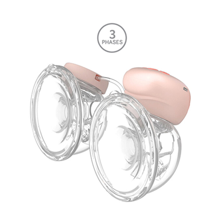 Молокоотсос аккумуляторный двойной TWINNY (свободные руки) BabyOno 1002