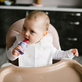 Нимблер для кормления "Цветочек" фиолетовый BabyOno 1542