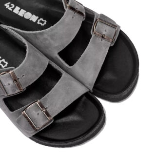 Шльопанці Анатомічні чоловічі Leon 4724 сірі