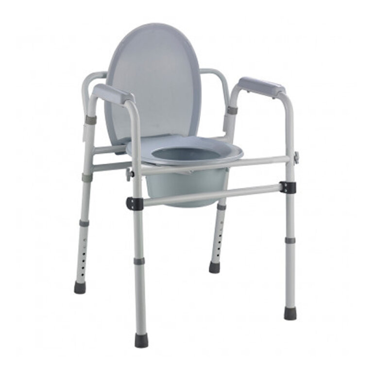 Стілець-туалет OSD-2110Q сталевий, макс.навантаження до 150 кг, ширина сидіння 45 см, складається