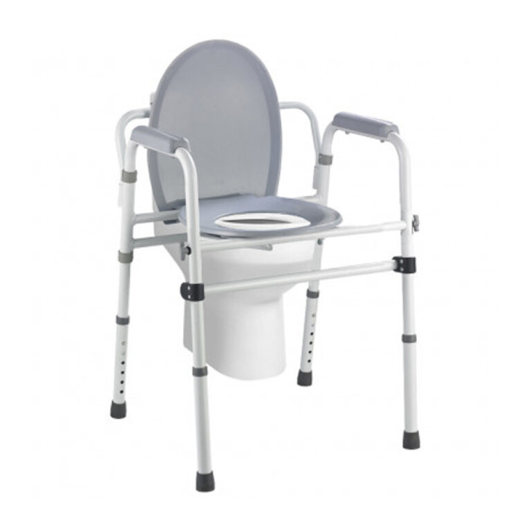 Стілець-туалет OSD-2110Q сталевий, макс.навантаження до 150 кг, ширина сидіння 45 см, складається