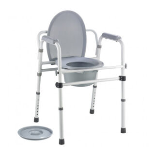 Стілець-туалет OSD-2110QA алюмінієвий, розбірний, макс. навантаження до 150, складається