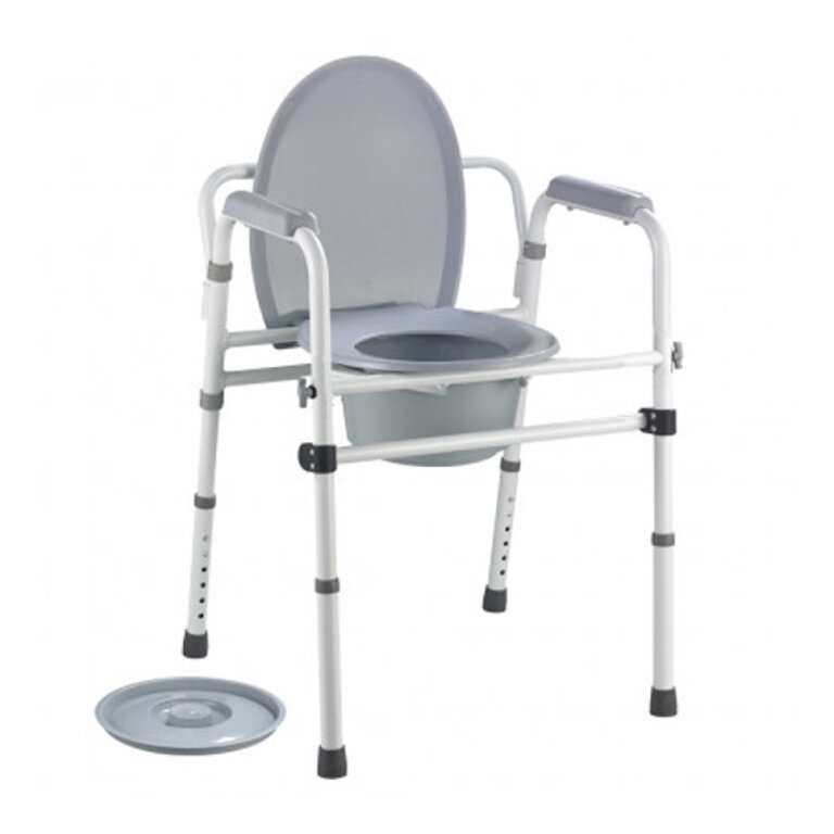 Стілець-туалет OSD-2110QA алюмінієвий, розбірний, макс. навантаження до 150, складається