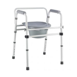 Стілець-туалет OSD-2110QA алюмінієвий, розбірний, макс. навантаження до 150, складається