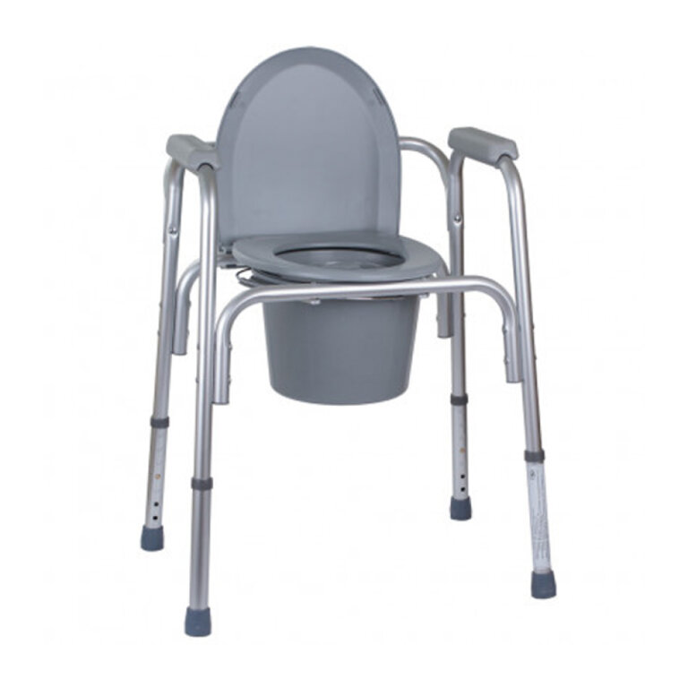 Стул-туалет стандартный OSD-BL730200 алюминиевый, макс. нагрузка до 136 кг, (высота: 46-61)