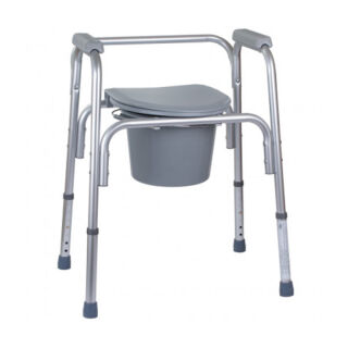 Стул-туалет стандартный OSD-BL730200 алюминиевый, макс. нагрузка до 136 кг, (высота: 46-61)