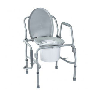 Стул-туалет OSD-2106D с откидными подлокотниками, стальной, макс. нагрузка до 136 кг, (высота: 47-58)