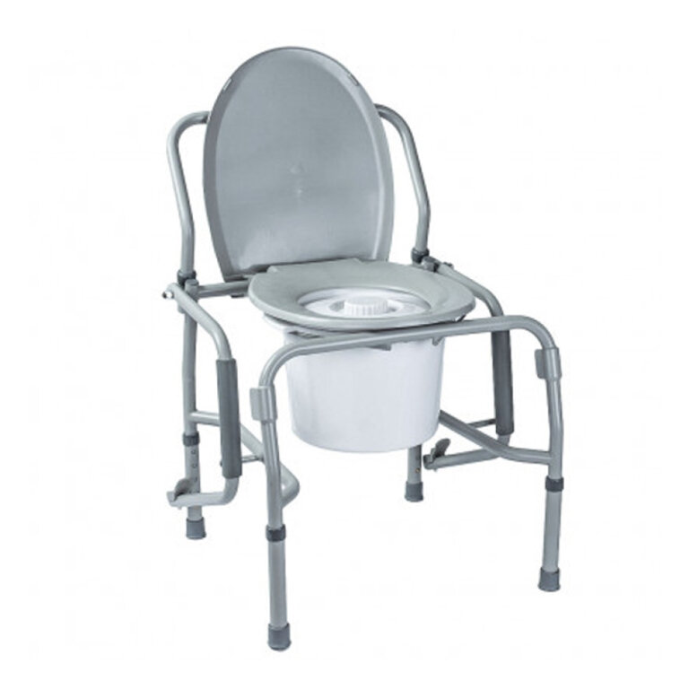 Стул-туалет OSD-2106D с откидными подлокотниками, стальной, макс. нагрузка до 136 кг, (высота: 47-58)
