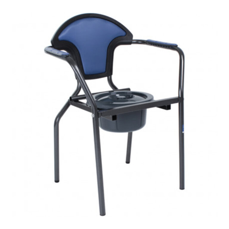 Стул-туалет стальной с мягким сиденьем «NEW OPEN» 30051 (высота: 51), складывается