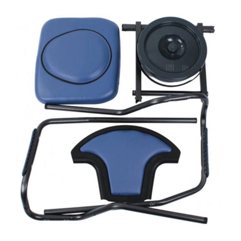 Стул-туалет стальной с мягким сиденьем «NEW OPEN» 30051 (высота: 51), складывается