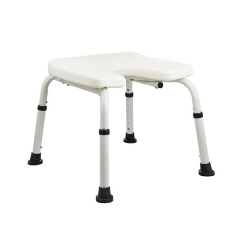 Стілець для душу з U-подібним вирізом OSD-4528 (ширина 41 см, висота 36-50 см)