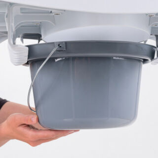 Санитарная емкость с крышкой съемная KING-BC-00 (для KING-CMD-00)