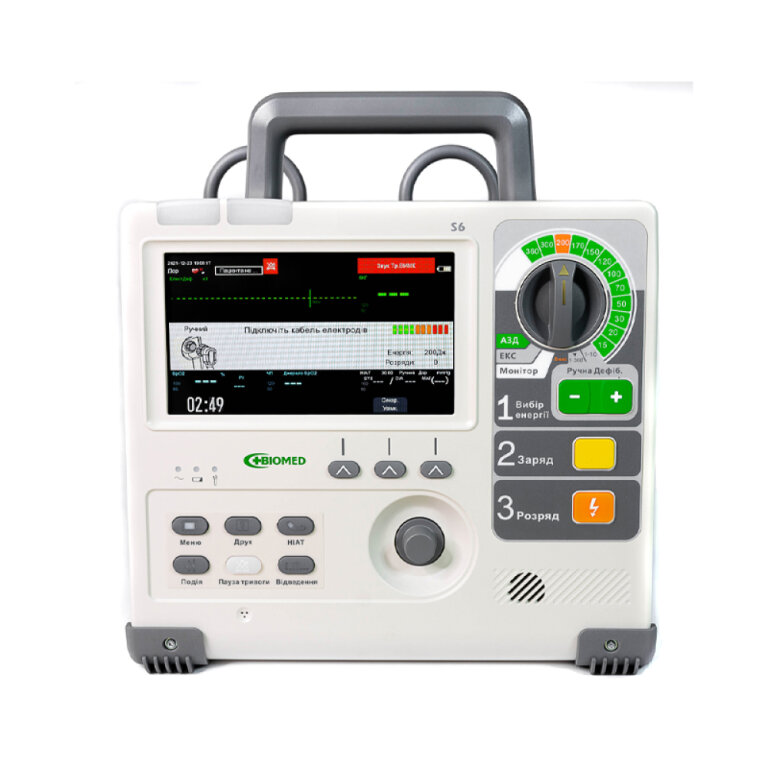 Дефібрилятор-монітор S6 з модулем капнографії