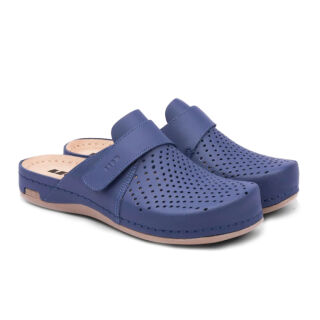 Анатомічні жіночі тапочки-сабо Leon 970 синій баккар